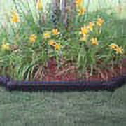 KidWise 4.5 x 48 Black Rubber Garden Border Edging