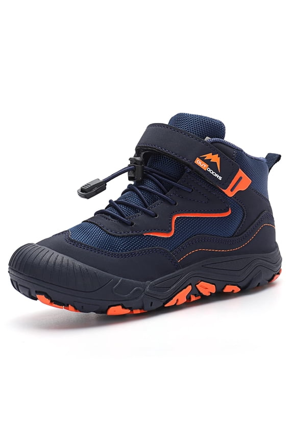 Boys Girls Hiking Boots Kids Anti Collision Barefoot Shoes Non- Sneakers Outdoor Trekking Walking Climbing Running