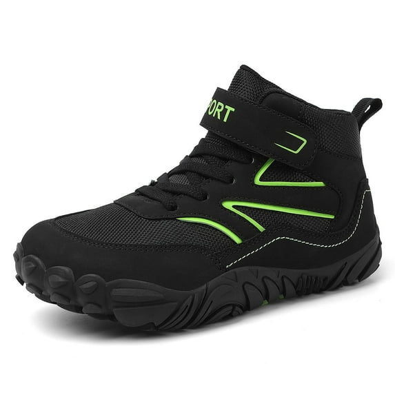 Kidagic Boys Girls Hiking Boots Kids Anti Collision Barefoot Shoes Non- Sneakers Outdoor Trekking Walking Climbing Running 5-5.5Years