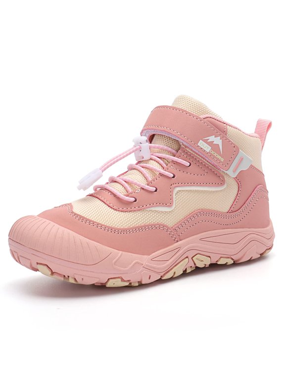 Boys Girls Hiking Boots Kids Anti Collision Barefoot Shoes Non- Sneakers Outdoor Trekking Walking Climbing Running