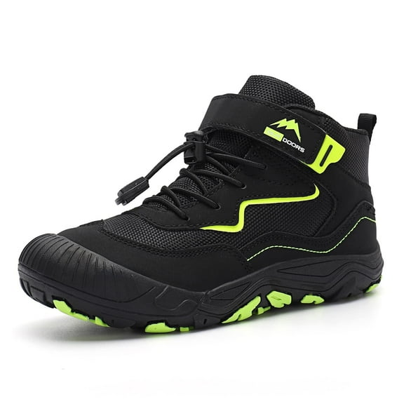 Kidagic Boys Girls Hiking Boots Kids Anti Collision Barefoot Shoes Non- Sneakers Outdoor Trekking Walking Climbing Running