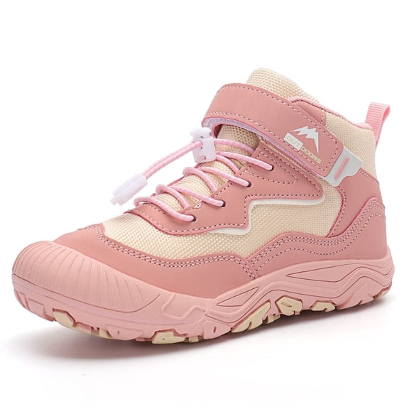 Kidagic Boys Girls Hiking Boots Kids Anti Collision Barefoot Shoes Non- Sneakers Outdoor Trekking Walking Climbing Running