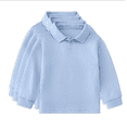 thumbnail image 1 of Krdevn Multipack Boys' Long-Sleeve School Uniform Pique Polo Shirt,3 Pack,Sizes 1-12Y, 1 of 6