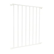 Kidco Custom Fit Auto Close Child Safety Gate Extension, 24", Steel, White