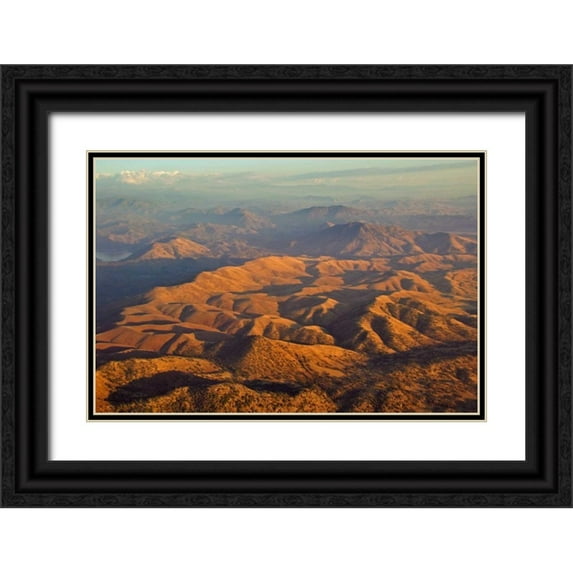 Kidd, Brian 32x23 Black Ornate Wood Framed with Double Matting Museum Art Print Titled - Kern Valley III