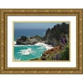 thumbnail image 1 of Kidd, Brian 32x23 Gold Ornate Wood Framed with Double Matting Museum Art Print Titled - Hidden Cove II, 1 of 4