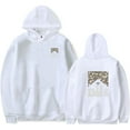 thumbnail image 1 of Kidd G Merch Hoodie Stylish Drawstring Pocket Pullover Long Sleeve Comfortable Street Style,XL,White, 1 of 2