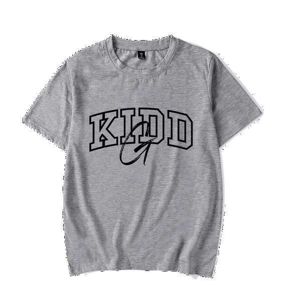 Kidd G Merch T-shirt Fashion Casual Summer Trend Print Logo Street Short-sleeved Top