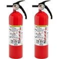 thumbnail image 1 of Kidde 1A:10B:C Recreational Fire Extinguisher with Wall hanger, Red, 3.25" x 3.25" x 13.75", 2 Count, 1 of 5