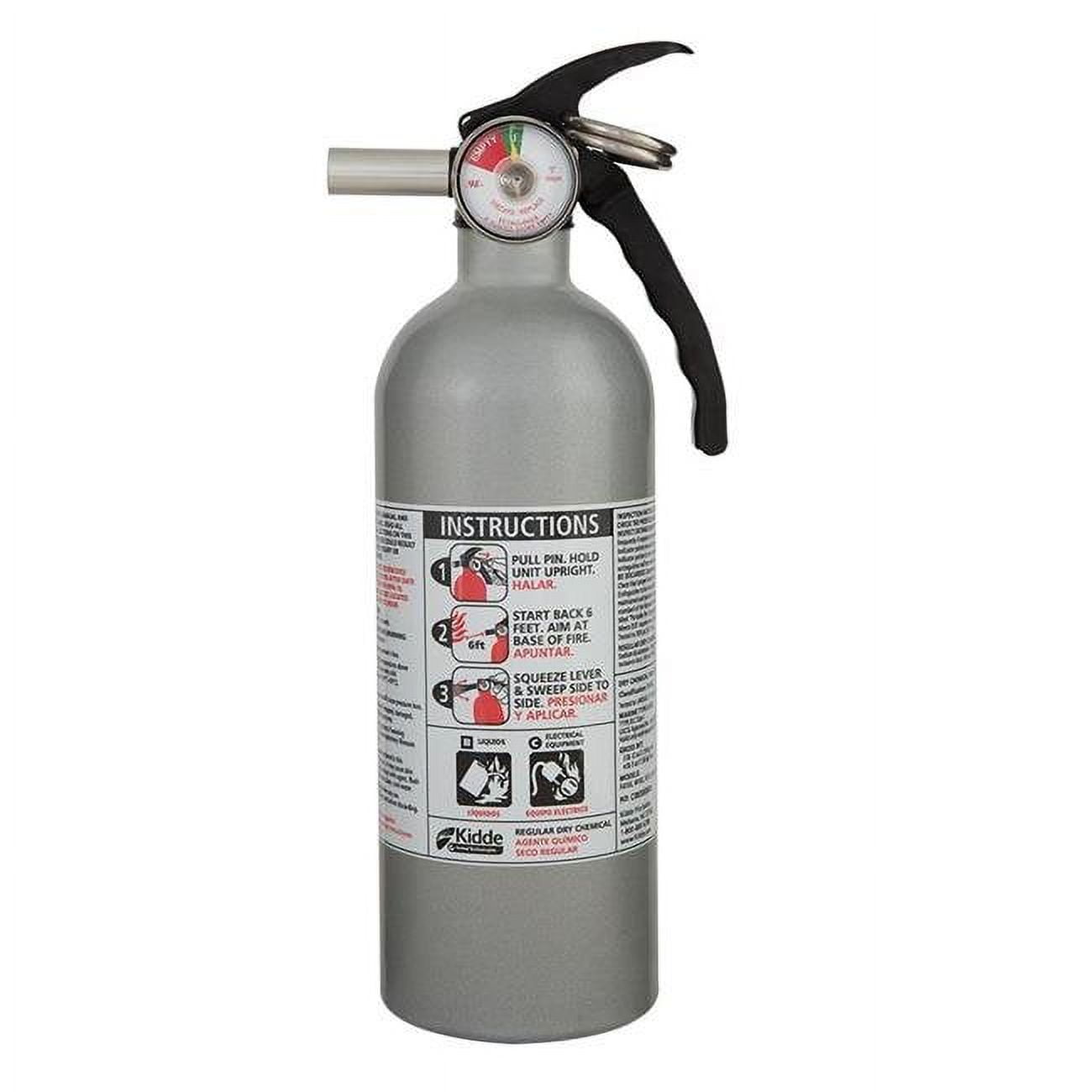 Kidde 21006287MTL 14.5 x 3.25 in. FX511 Automobile Fire Extinguisher, 5