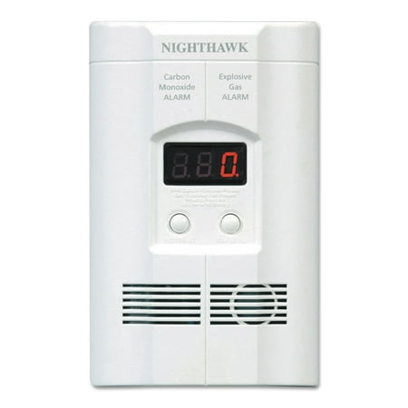 Kidde 900-0113-02, Nighthawk White, Digital Display AC Plug-in, Electrochemical Carbon Monoxide Alarm