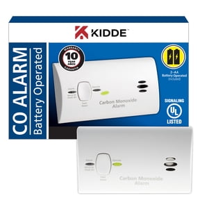 Kidde AA Battery Operated Basic Carbon Monoxide Alarm - 9CO5-LP3