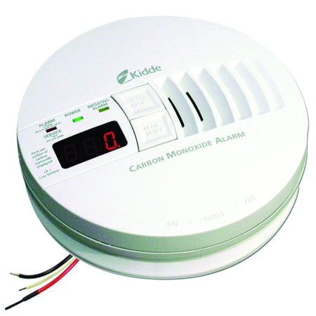 Kidde AC Hardwired Operated Carbon Monoxide Alarm with Digital Display KN-COP-IC