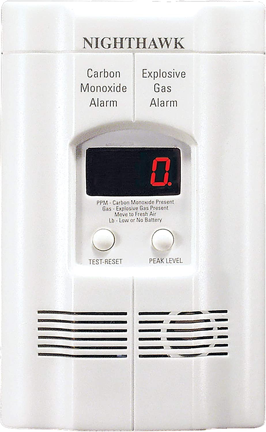Kidde AC Plugin Carbon Monoxide and Explosive Gas Detector Alarm