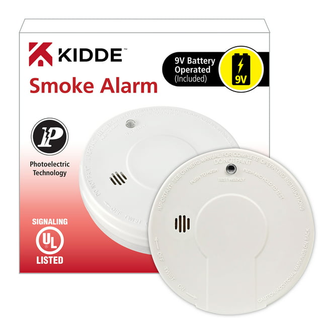 Kidde Battery-Operated Photoelectric Smoke Alarm P9050