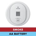 thumbnail image 1 of Kidde Battery-Operated Photoelectric Smoke Detector Alarm, 4-Inch, Batteries Included, 1 of 17