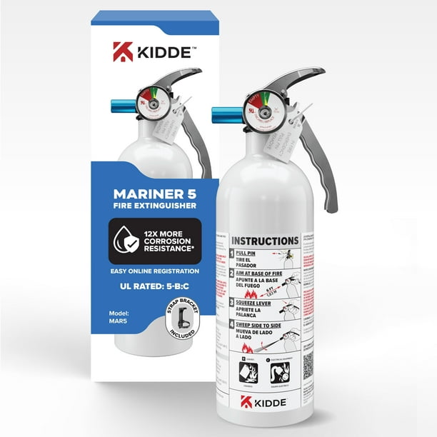 Kidde Mariner Marine Fire Extinguisher for Boats & Jet Skis, 5-B:C