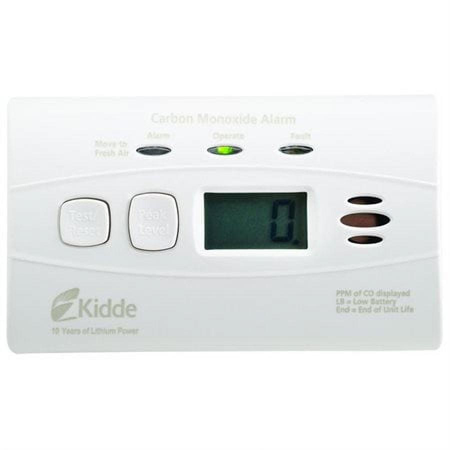 Kidde C3010D Carbon Monoxide Detector with Digital Display and 10Year