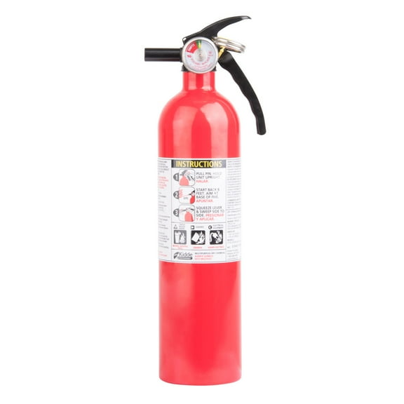 Kidde Class A/B/C Single Use Fire Extinguisher, Model# 440162MTL