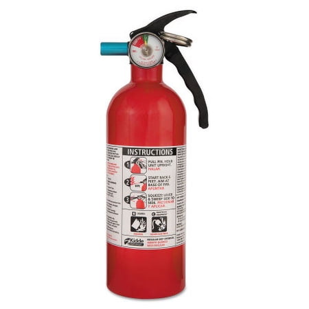 Kidde Class B/C Fire Extinguisher, Model# 440161MTL