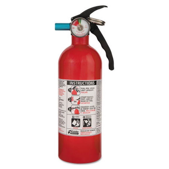 Kidde Class B/C Fire Extinguisher, Model# 440161MTL