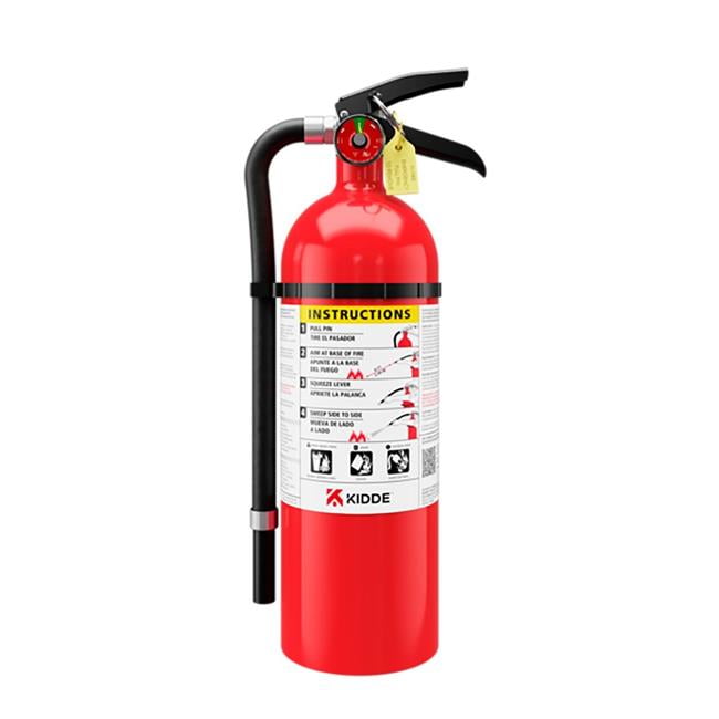 Kidde Fire Equip B3172783 Dry Chemical Commercial Fire Extinguisher - Wall Mount - Type ABC - Red - 5 lbs