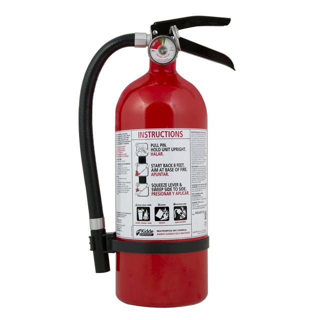 Kidde Fire Extinguisher UL Rated 2-A:10-B:C, Model KD143-210ABC