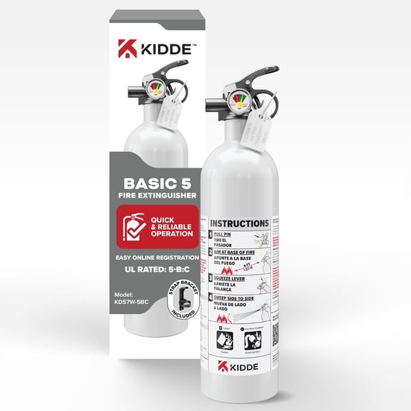 Kidde Fire Extinguisher for Vehicles, Cars, Single Use 5BC