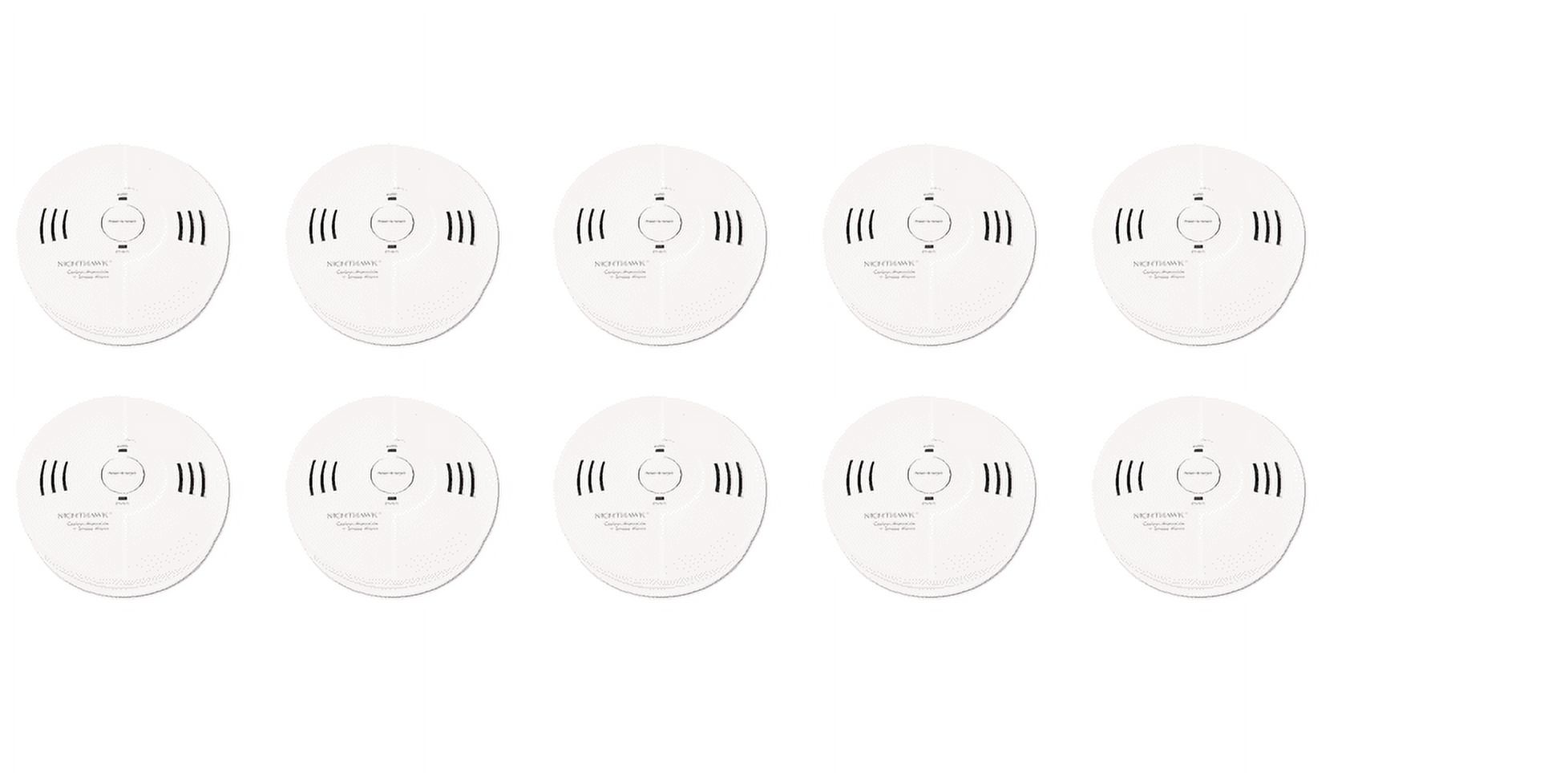 Kidde Night Hawk Combination Smoke/CO Alarm w/Voice/Alarm Warning. 10 Pack.