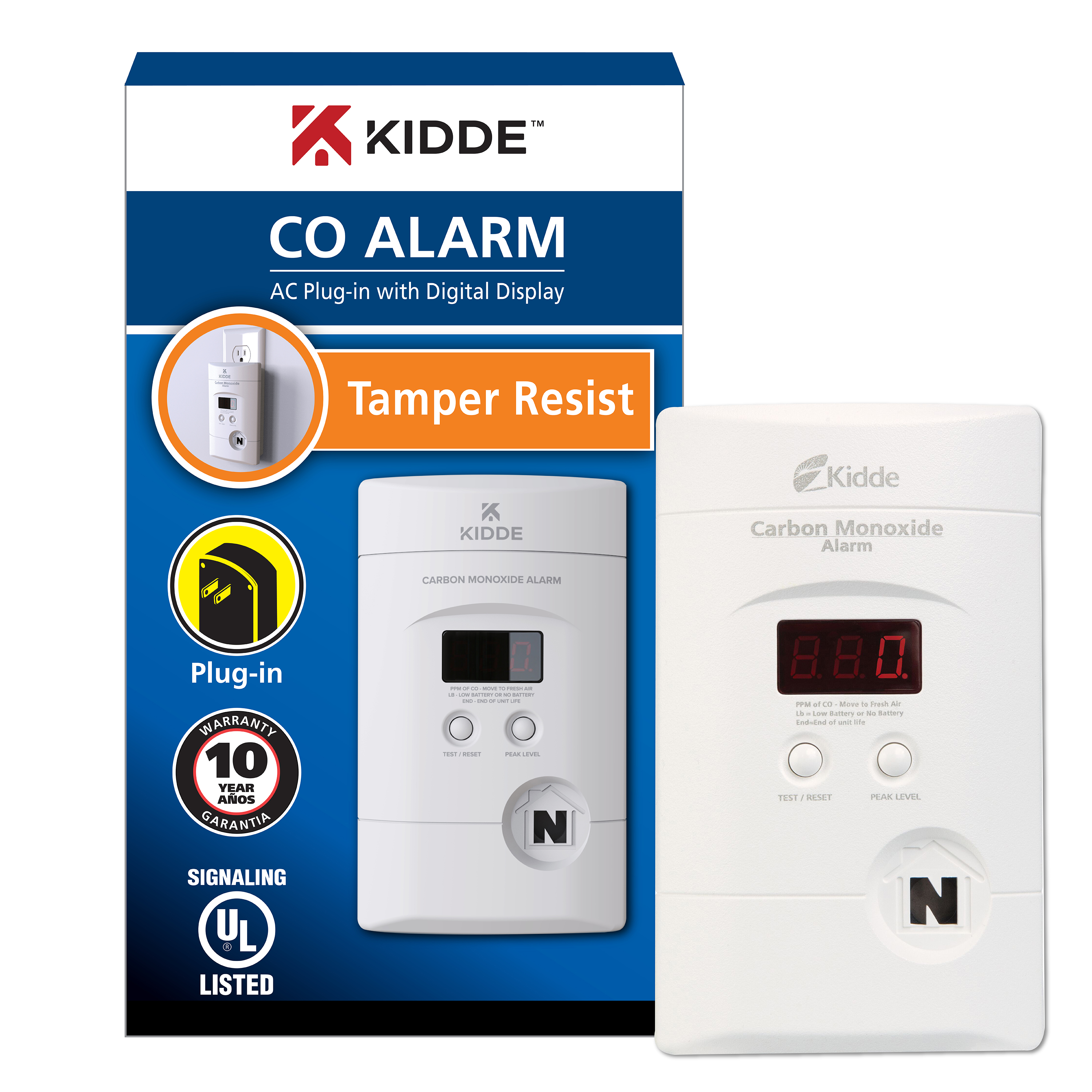 Kidde 10 Year Smoke Alarm and Carbon Monoxide Value Pack, Models i1040