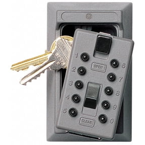 Kidde Permanent 5-Key Keysafe, Spin Dial, Titanium Color