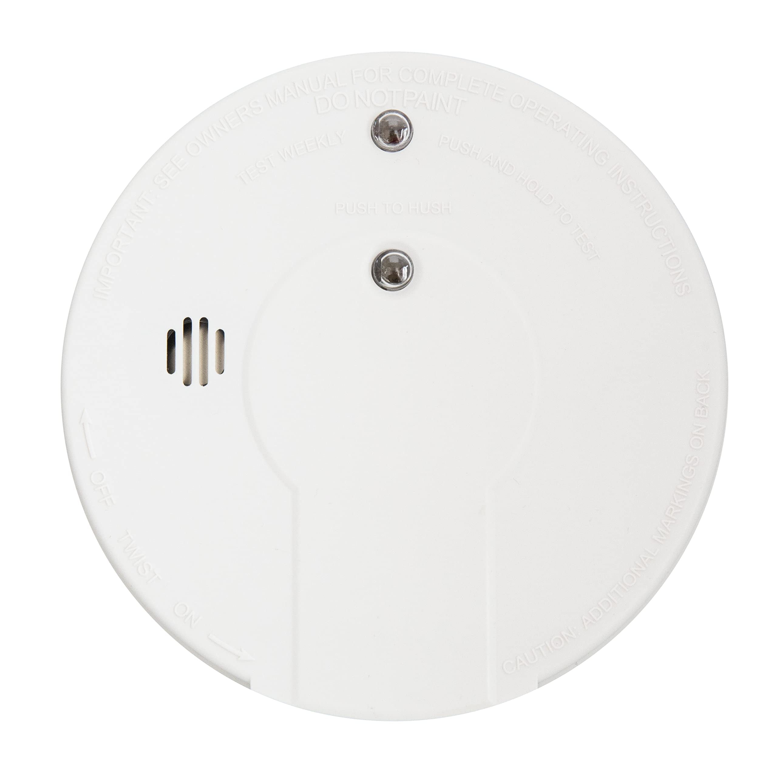 Kidde Premium Smoke Detector, BatteryOperated Smoke Alarm with Hush