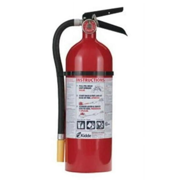 Kidde Pro Line 2.5 lb ABC Fire Extinguisher with Wall Hook  Multipurpose, Ideal for Home, Office & Commercial Use