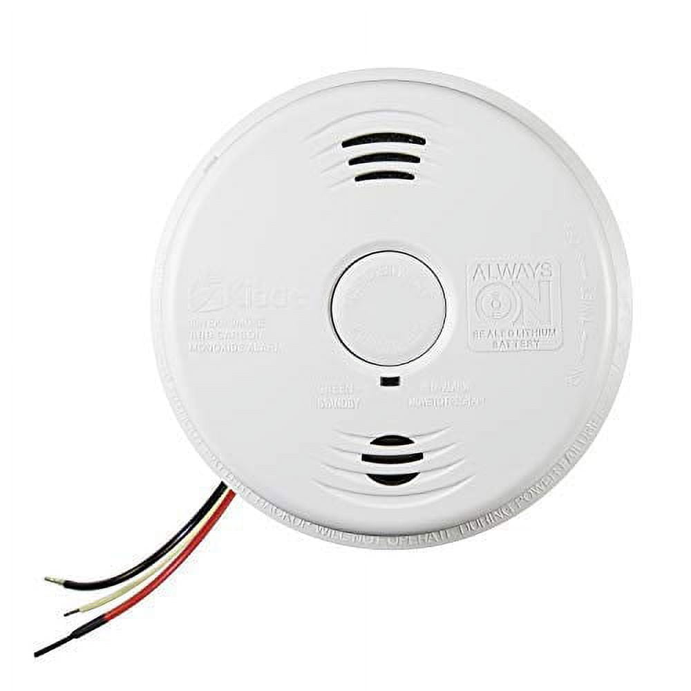 Kidde Smoke & Carbon Monoxide Detector, Hardwired with Lithium Battery