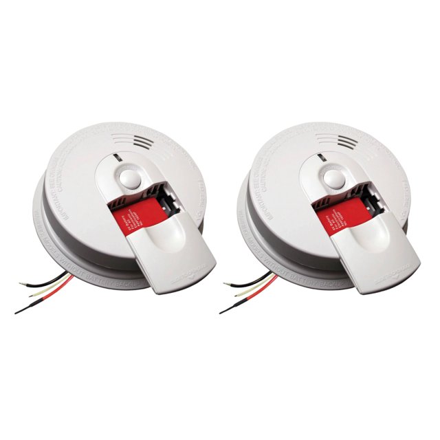 Kidde i4618AC Battery Powered Hardwire Smoke Alarm (pack of 2