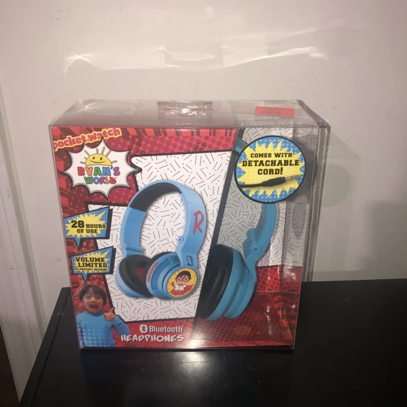 Kiddesigns - EKiids Ryan'S World Wireless Over The Ear Headphones - Blue