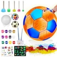 thumbnail image 1 of KiddiTouch Paint Your Own Soccer Ball Lamp Kit, 3D Soccer Gift Night Light, Art Supplies and Crafts, Birthday Gifts for Boys Girls Kids Ages 6-12, 1 of 8