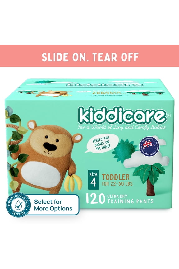 Disposable Training Pants - Size 4 Toddler (22-30 lbs) - 120 Count