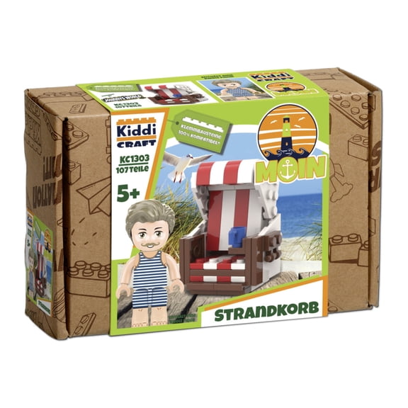 Kiddicraft Brick City  Beach Chair Building Set KC1303