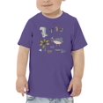 thumbnail image 1 of Kiddie Cartoon Dinosaurs Art T-Shirt Toddler -Image by Shutterstock,  5 Toddler, 1 of 4