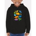 thumbnail image 1 of Kiddie Colorful Dinos Art Hoodie Toddler -Image by Shutterstock,  2 Toddler, 1 of 4