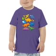 thumbnail image 1 of Kiddie Colorful Dinos Art T-Shirt Toddler -Image by Shutterstock,  5 Toddler, 1 of 4