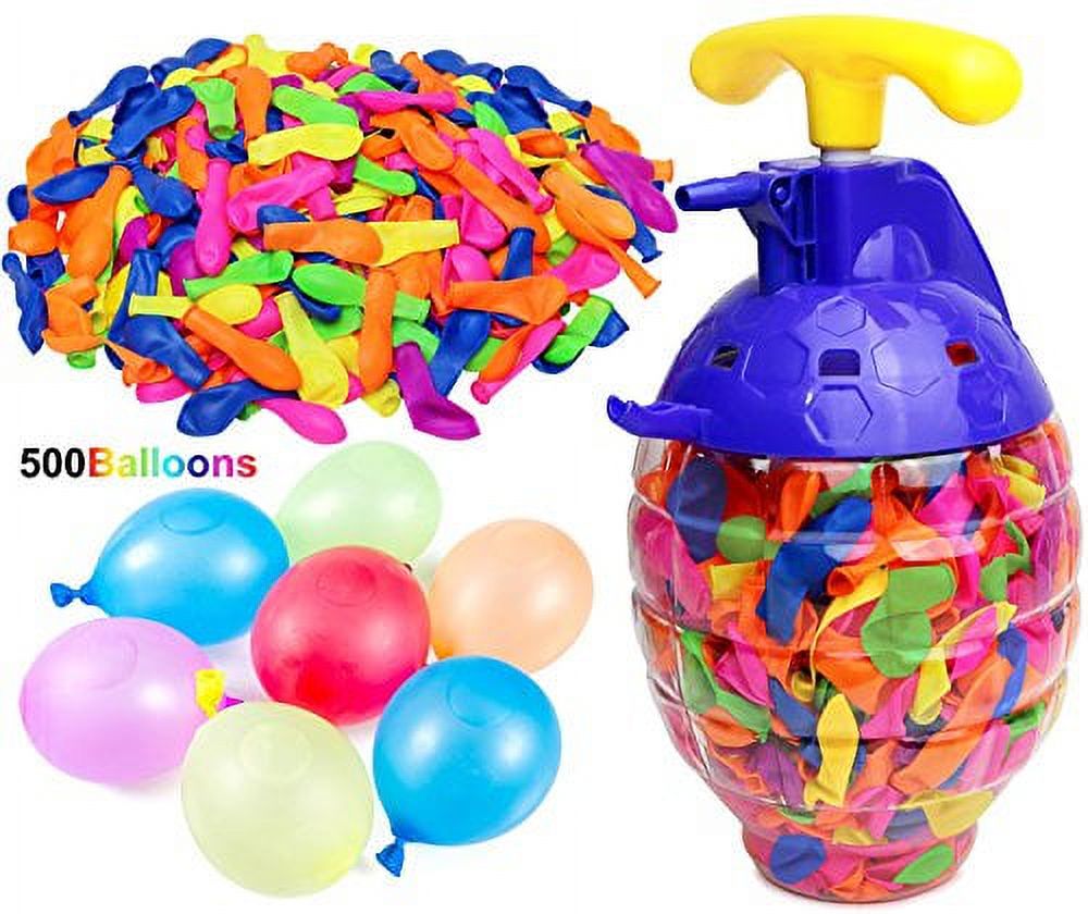 Kiddie Play Water Balloons For Kids With Filler Pump (500 Balloons) - image 1 of 4