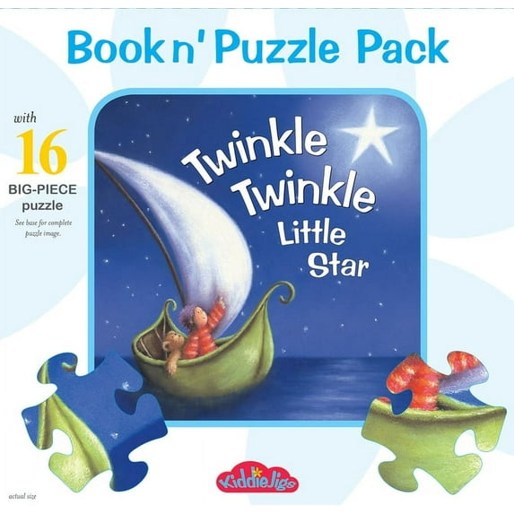 KiddieJigs: Twinkle Twinkle Little Star Book n' Puzzle Pack (Board book)