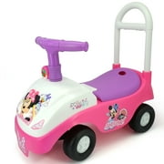 Kiddieland Adorable Kid Push & Pedal Ride-On, Plastic Pink, 19.50 x 9.85 x 18.25 Inches, 4.9 lbs