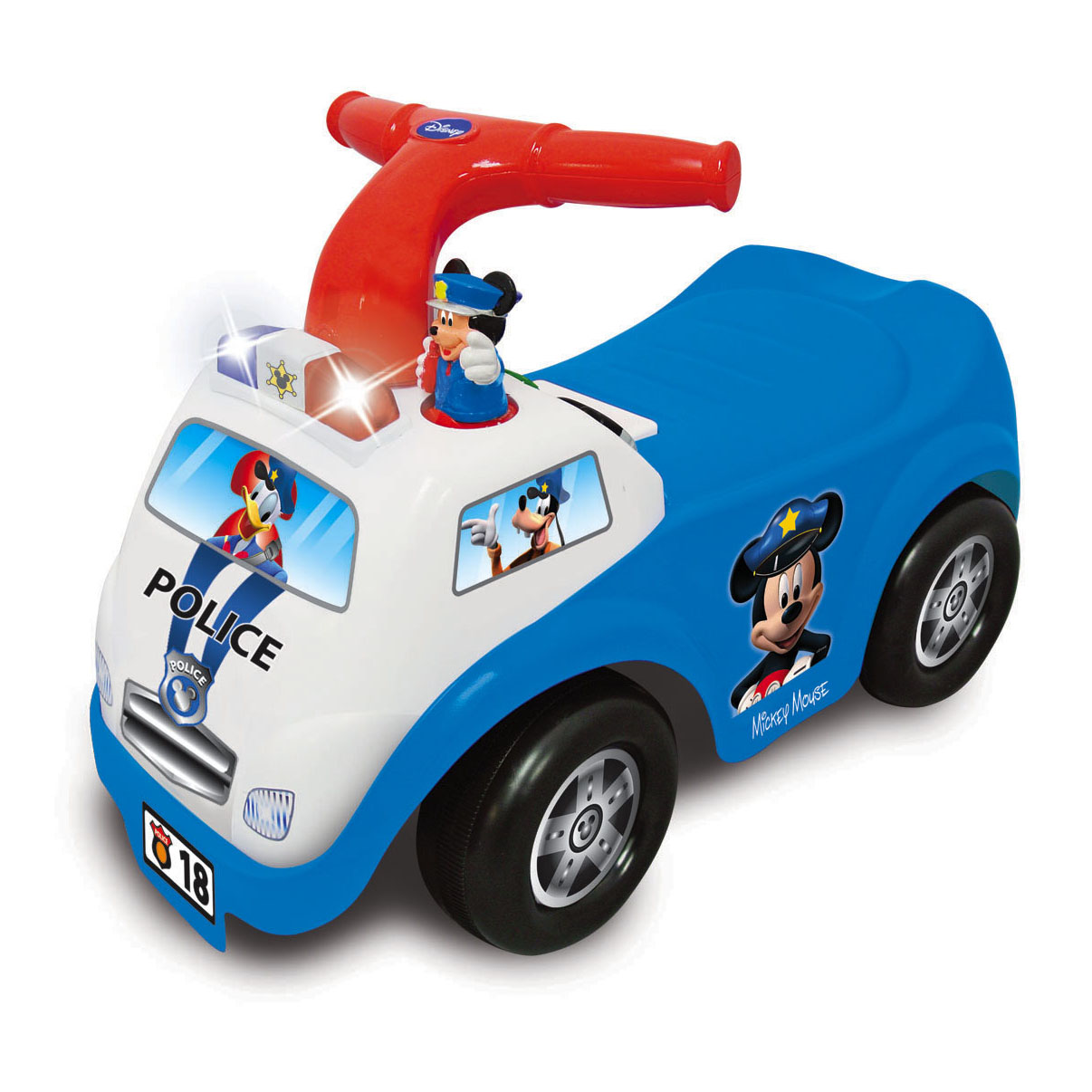 Kiddieland Disney Mickey Mouse Police Drive Along Ride-On - image 1 of 5