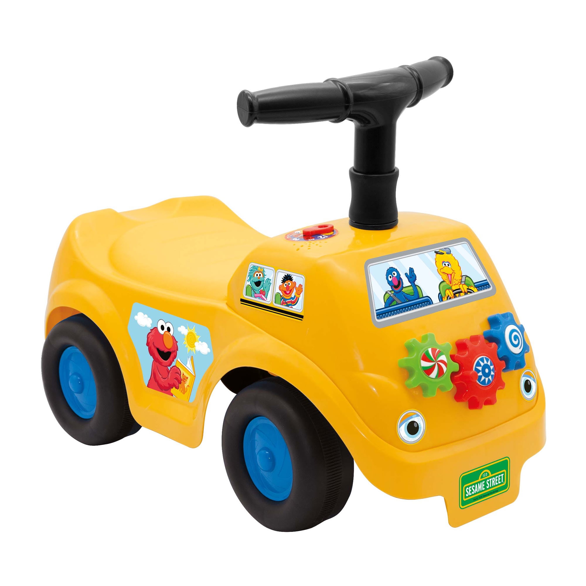 Kiddieland Elmo Ride-On, Lights N' Sounds, Push & Pedal, for