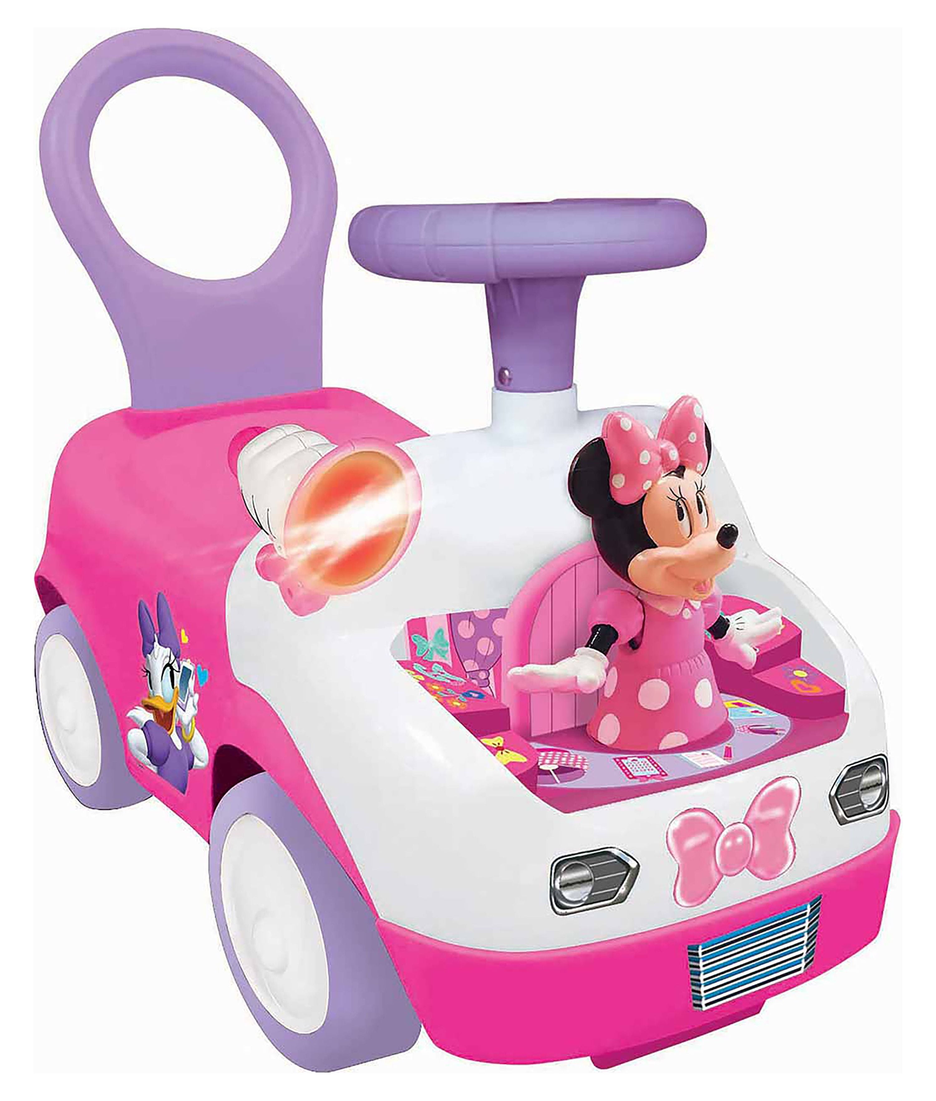 Kiddieland Minnie Mouse Dancing Car Ride-On Activity Interactive Sounds with