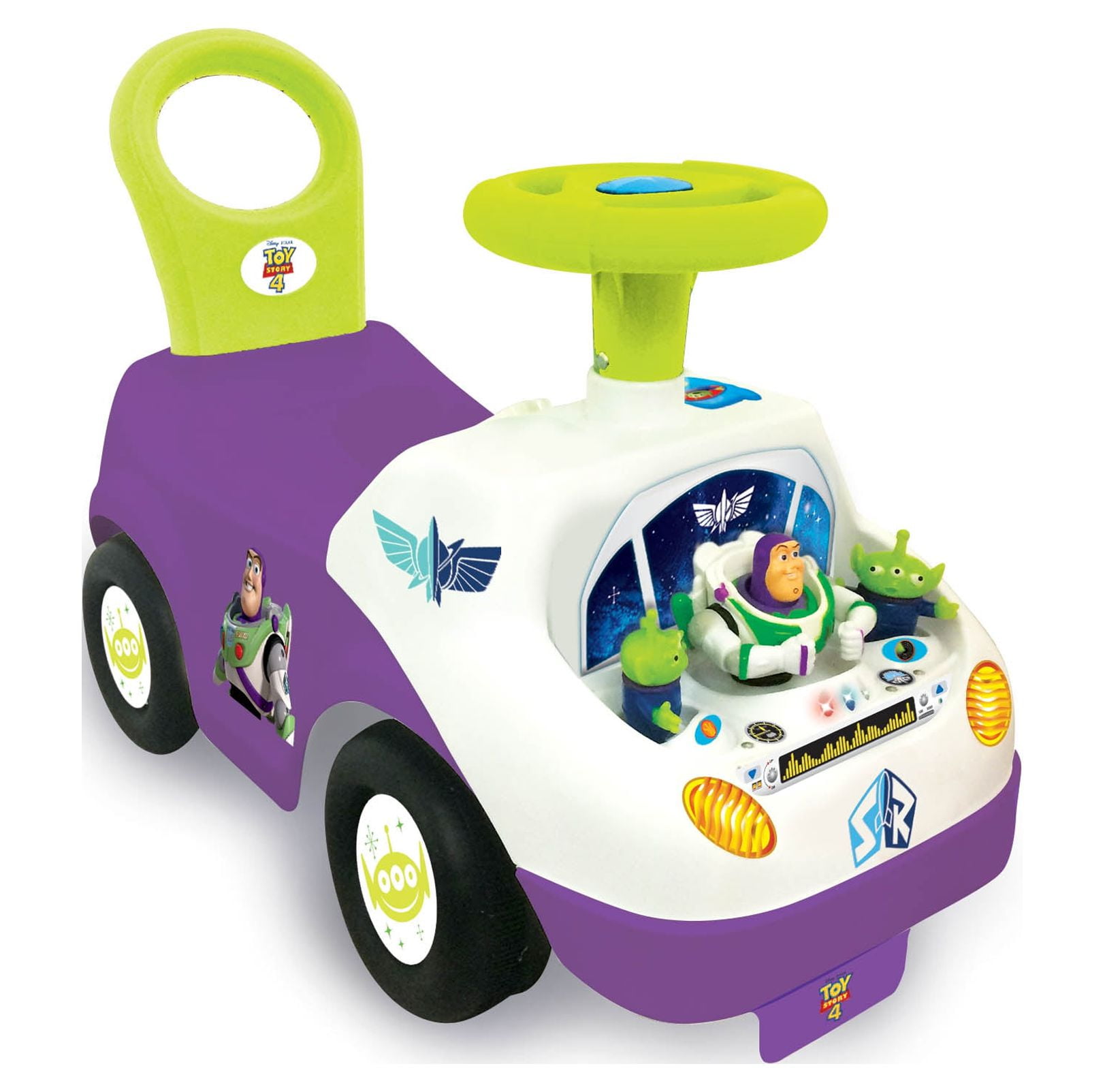 Kiddieland Plays Music Unisex Kid Push & Pedal Ride-On