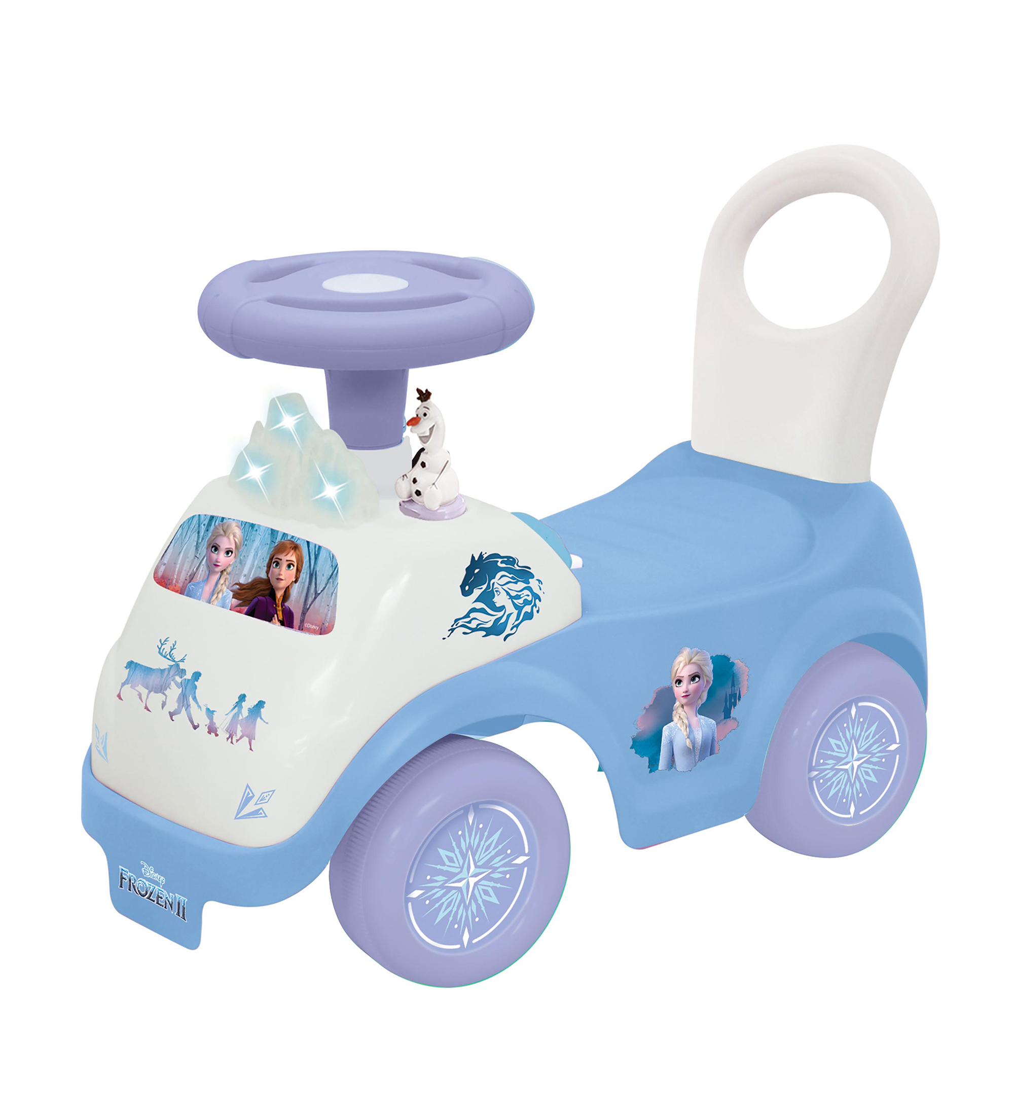 Kiddieland Toys Frozen 2 Magical Lights and Sounds Snow Globe Ride-on Toy, Boys & Girls 1 Years and up - image 1 of 3